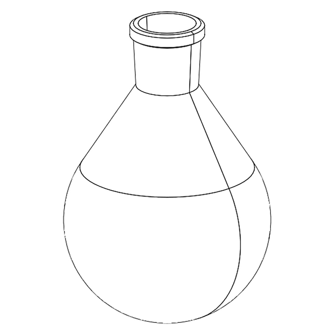 Evaporating flask 29.2/32 500ml
