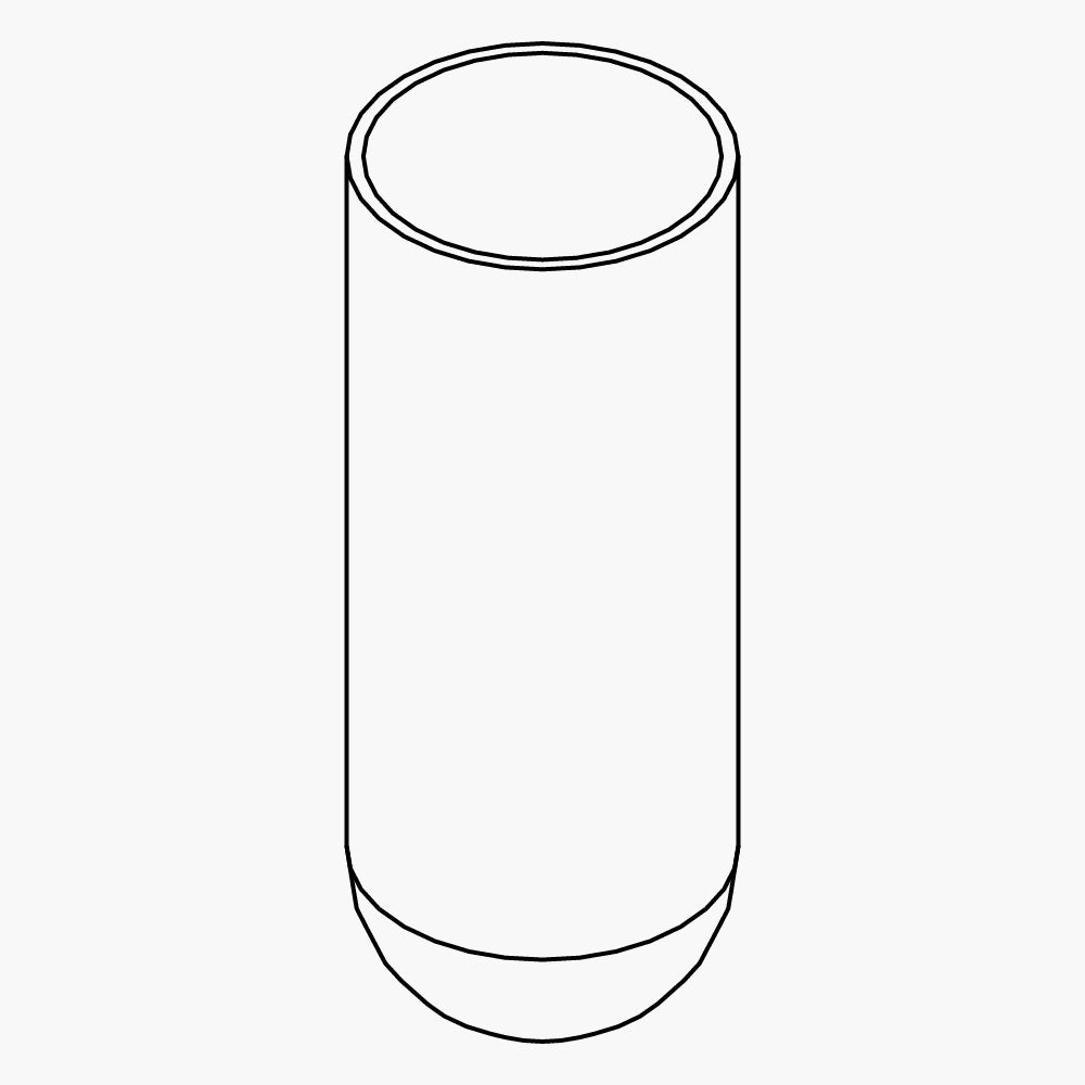 Extraction thimble, cellulose, 25x100mm - 25 pieces