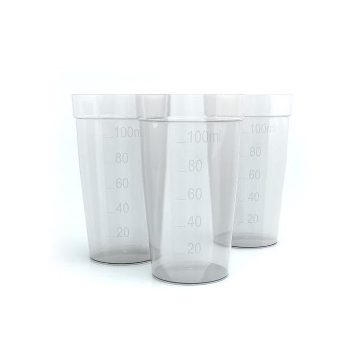 Plastic beakers, 100mL