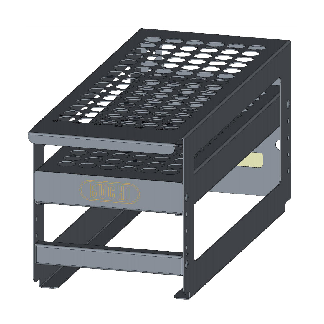 Pure rack type 2 for 13 x 100 mm glass tubes