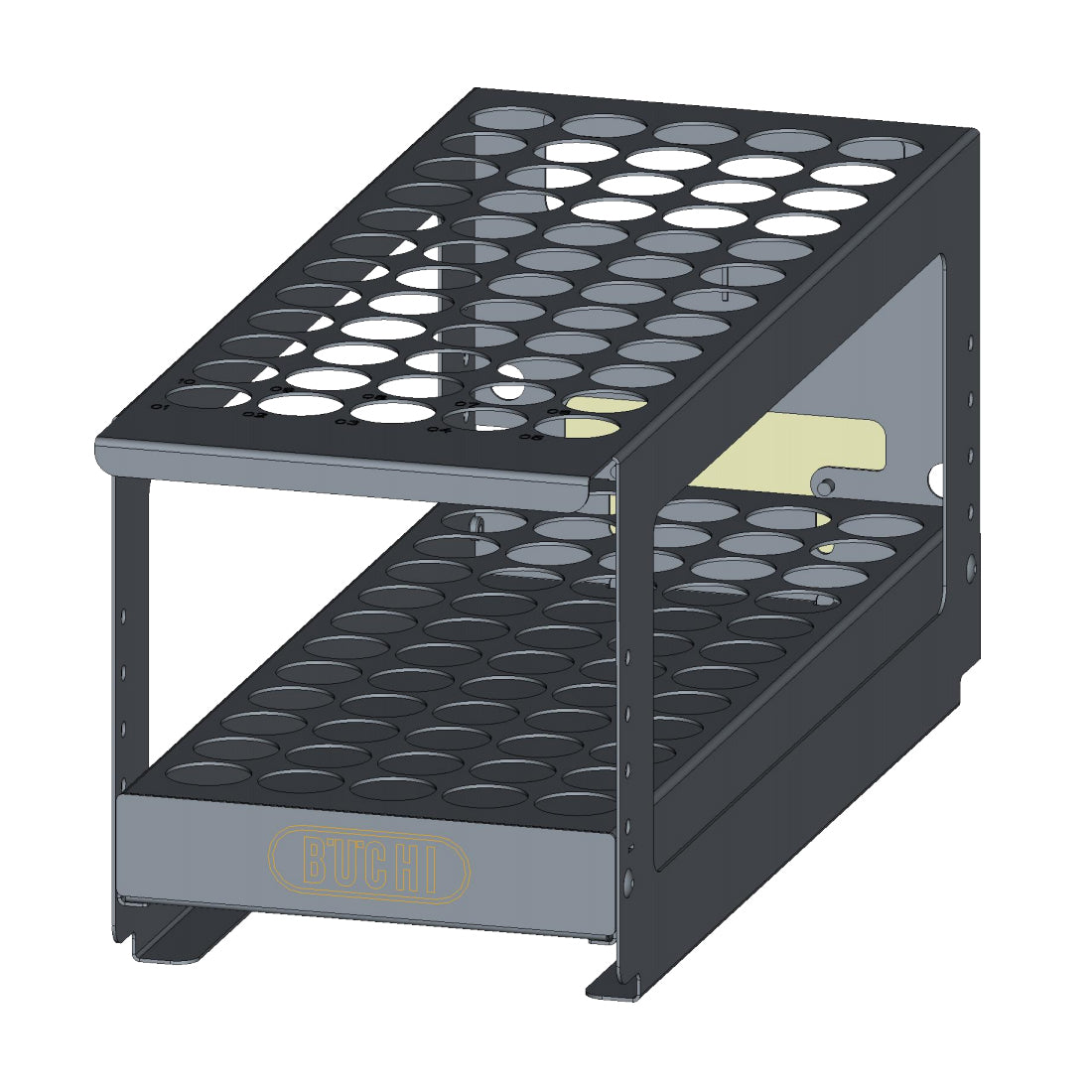 Pure rack type 5 for 18 x 150 mm glass tubes