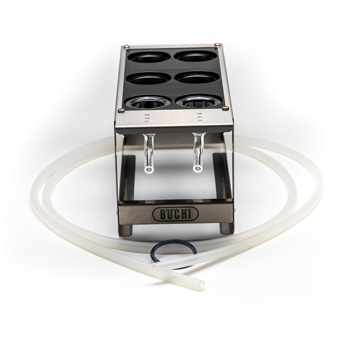 Pure rack type 8 (funnel rack) Rack for 6 funnels for Buchi Pure