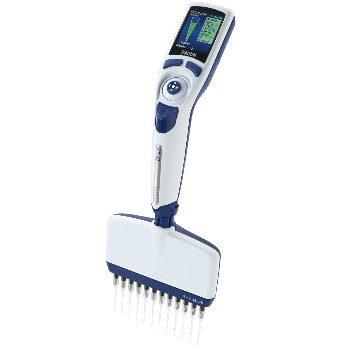 E4 XLS+ 12-Channel Pipette 0.5-10ul (Uses LTS LiteTouch Tips)