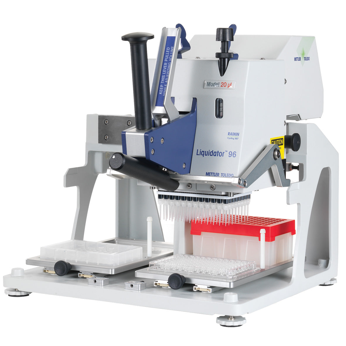 Liquidator 96-Channel Benchtop Pipetting System 0.5-20ul For Work With 96-Well & 384-Well Plate (Uses LTS LiteTouch Tips)