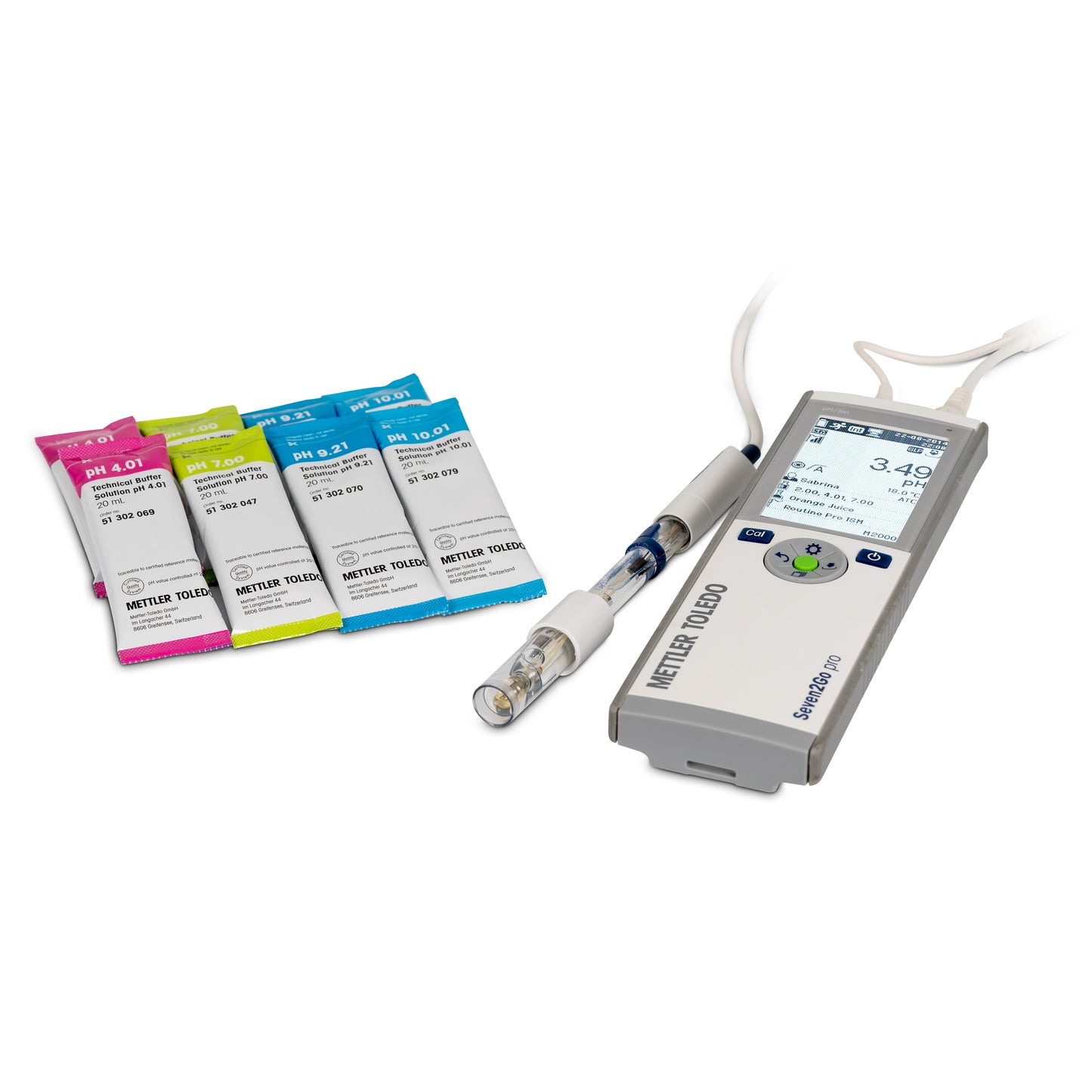 Seven2Go pH/Ion Meter S8-BIOTECH KIT with InLab Routine Pro-ISM & uGo