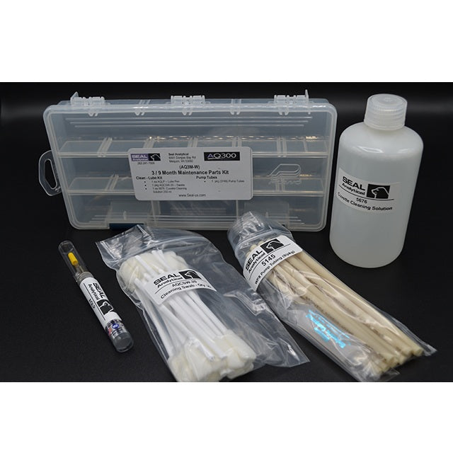 AQ300/400 3 Month Maintenance Kit (Red/Blue WPX - includes 1 x 5676 cuvette cleaning solution)