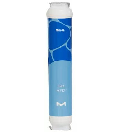 IPAK Meta® cartridge for Elix® water. Use this cartridge for Milli-Q® IQ 7000 or EQ 7000 systems fed with Elix® feed water. (replaces IPAKMETA1)