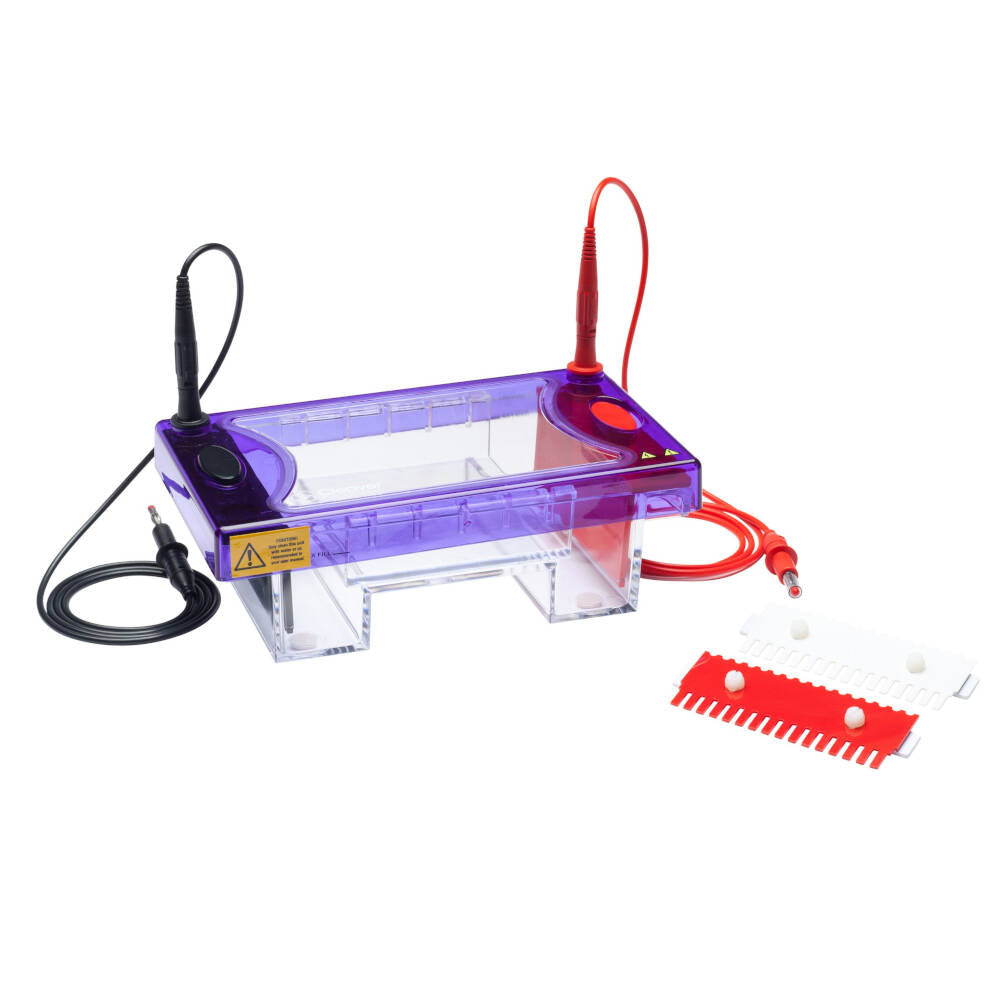 Multi Sub Midi, 10 x 7cm & 10 x 10cm UV Tray, 2 x 16 sample, 1mm thick combs, casting dams, loading guides
