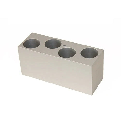 Interchangeable Block For QBD & QBH For 4 X Ø 29mm 50ml Non-Skirted Centrifuge Tubes & Glass Universal Bottles