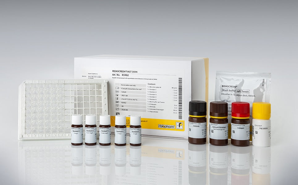 RIDASCREEN®FAST DON - microtiter plate with 96 wells (12 strips with 8 removable wells each)