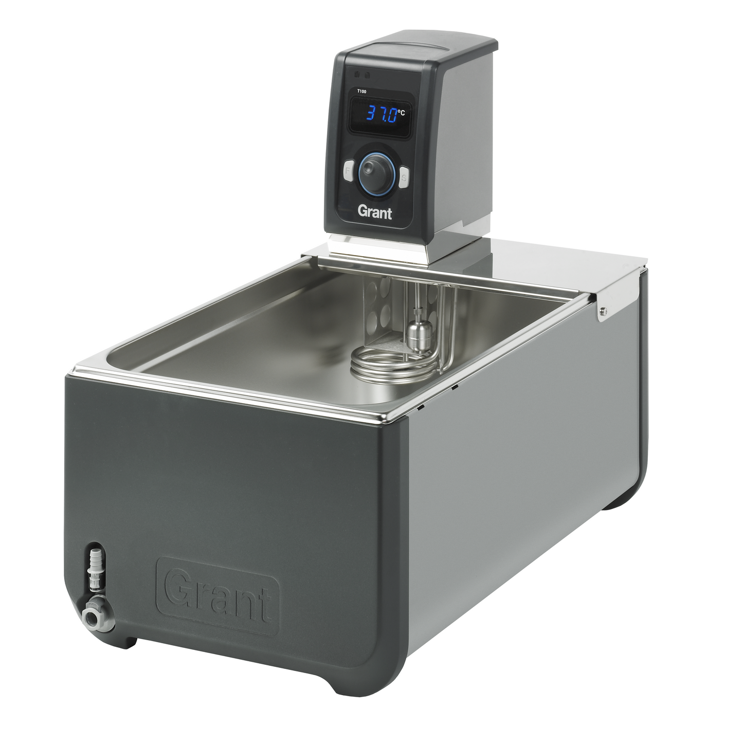 Water Bath, Heated Circulating T-100-ST26, 26L Stainless Steel Tank & Immersion Thermostat, 0°C To 100°C