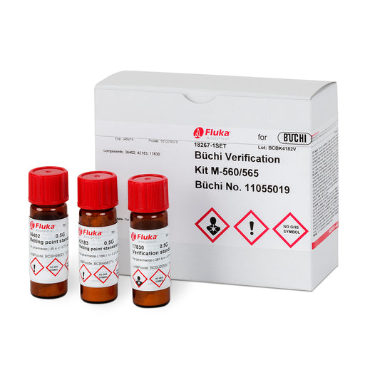 Set of verification substances for Melting Point B- 540 / B-545. 1gr. of 4 samples