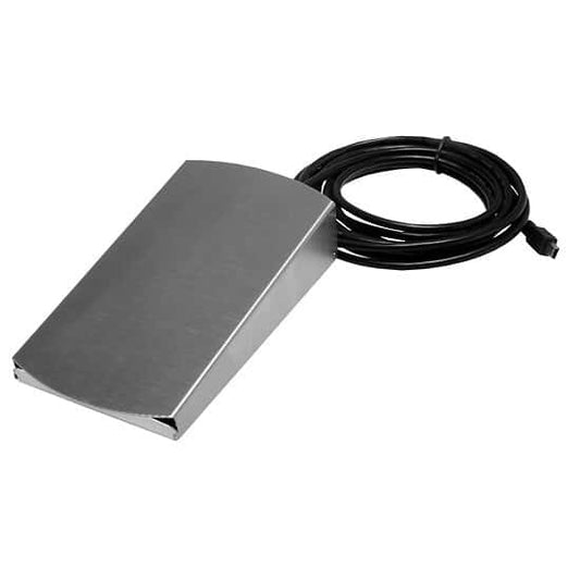 Bunsen Burner Foot Switch, Stainless Steel, 3m Cable