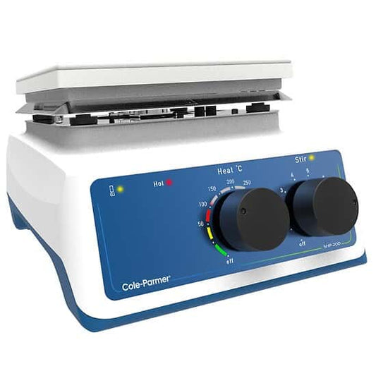 Cole-Parmer SHP-200-C Stuart Undergrad Analog Stirring Hot Plate, 15 x 15 cm, Ceramic; 230 VAC - previously Stuart