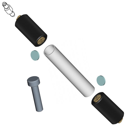 Pure solid loader 15g set, including adapter set, sleeve, 20pcs tubes and 40pcs frits