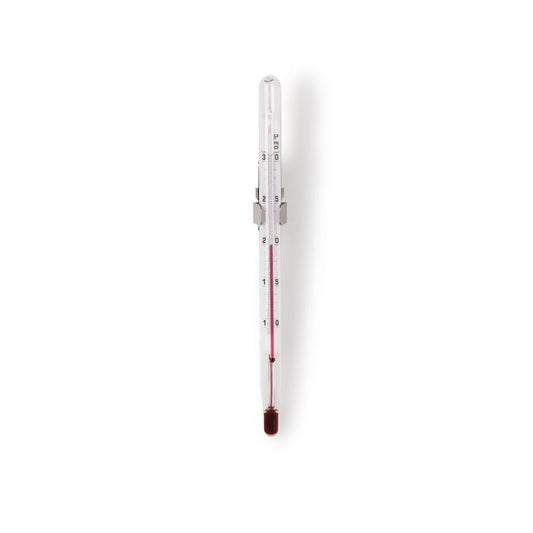 Certified thermometer for density determination