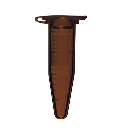 Microcentrifuge Tube 1.5ml, Graduated, Boil-Proof, Amber