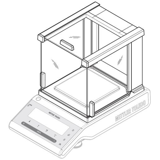 NewClassic MS draft shield 165mm high. Standard on 1mg models