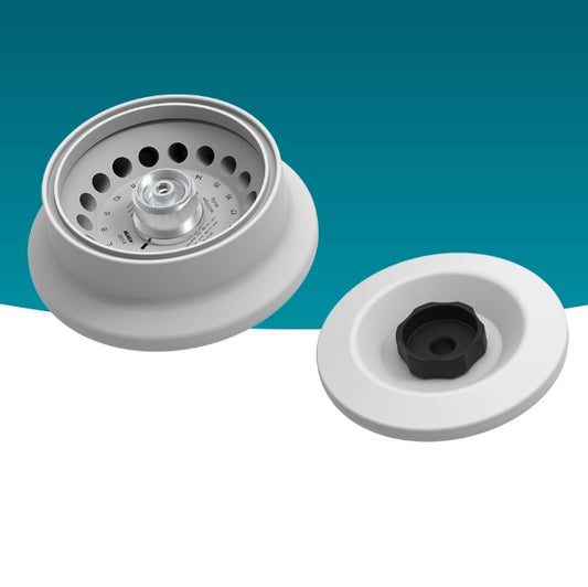 ON PROMOTION - Angle rotor, 18-place For Spin Coumn Kits,45°, with lid, bioseal, phenol-resistant, for MIKRO 185