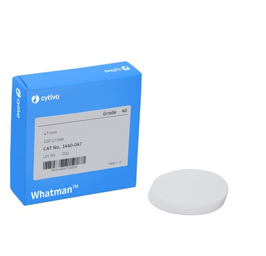 Grade 40 Ashless Filter Paper for Pollution Analysis, 12.5cm