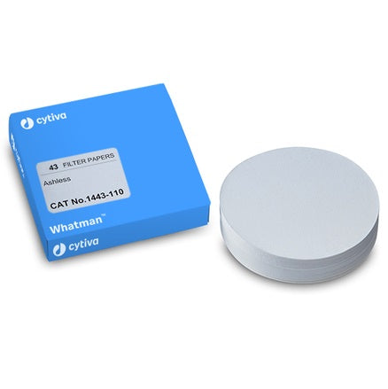 Whatman™ Grade 43 Ashless Filter Paper for Inorganic Analysis, 90mm circle