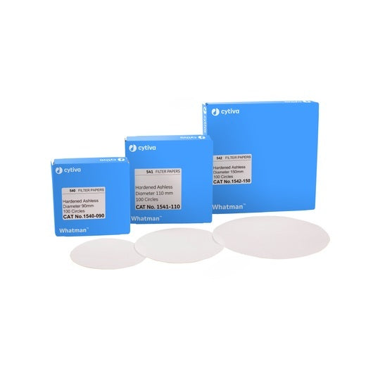 Whatman™ Grade 542 Ashless Fine Precipitate FIlter, circle, 9cm