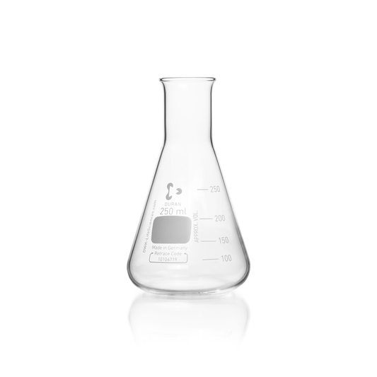 Flask Erlenmeyer DURAN® 250ml Narrow Neck, with Graduation