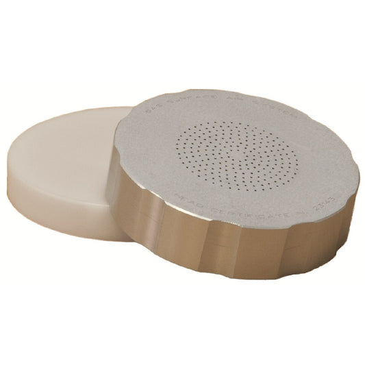 Stainless steel head for standard Ø 90 mm Petri dishes