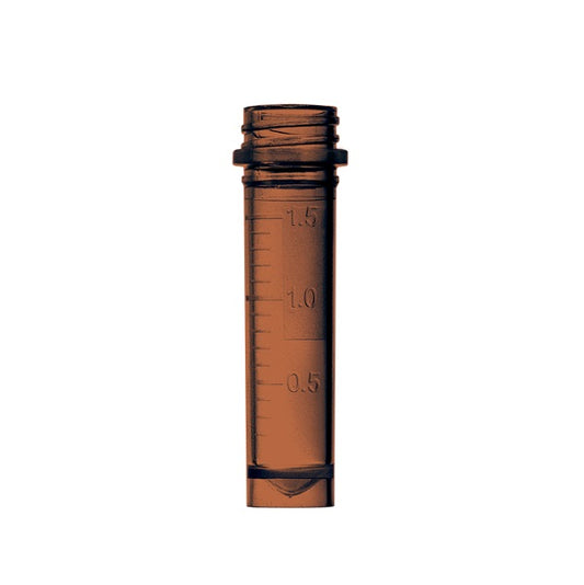 Tube 2ml Screw, Skirted, Graduated, No Cap, Amber