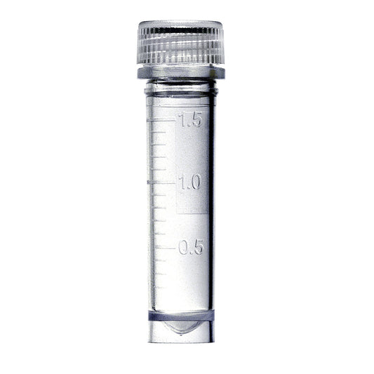 Tube 2ml Screw, Skirted Base, Graduated, Assembled, Sterile