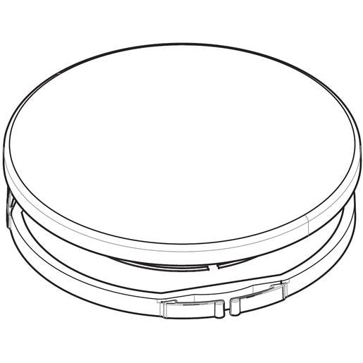 Weighing pan and pan support for ME balances (to add draft shield)