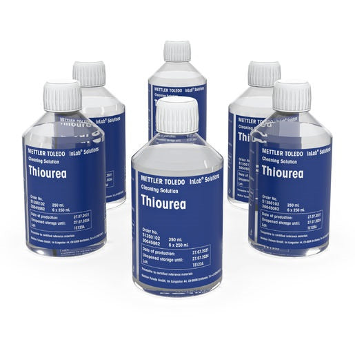 Thiourea solution for cleaning junctions with silver sulfide contamination. 6x250 mL