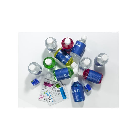 Bottle Rainbow Kit 1, 6x250 mL (2 x pH 4, 7, 9.21) pH Buffers