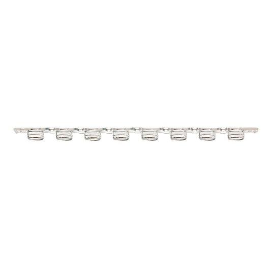 Caps For 8 -Strip PCR Tubes, Flat, Optically Clear For Real-Time PCR