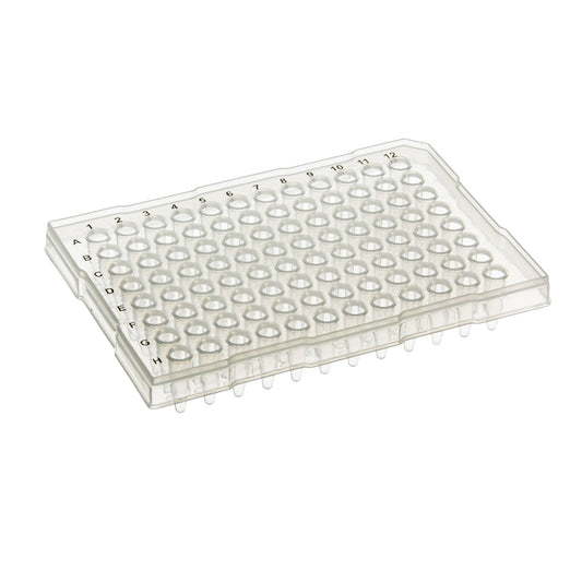 PCR Plate 96-Well, 0.2ml, Semi-Skirted, ABI-Style, with Top Ridge, Clear