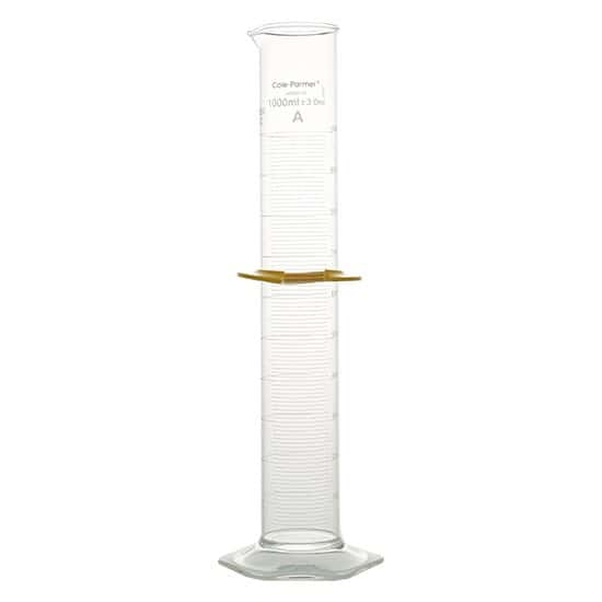 Cole-Parmer Graduated Cylinder, Class A, To Deliver, 1000mL