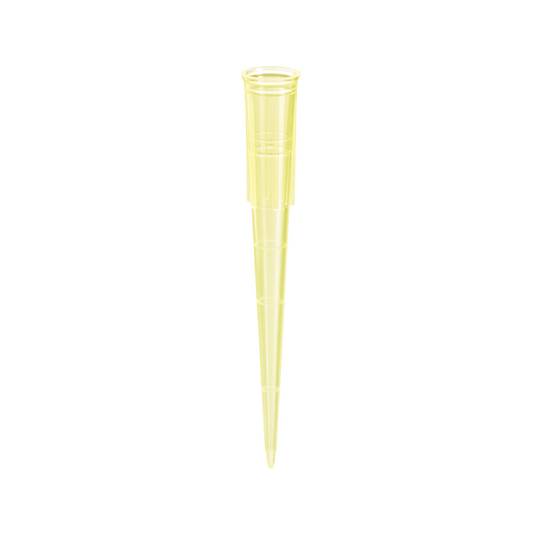 Tip 200ul, Yellow, Bevelled, Graduated, Bulk