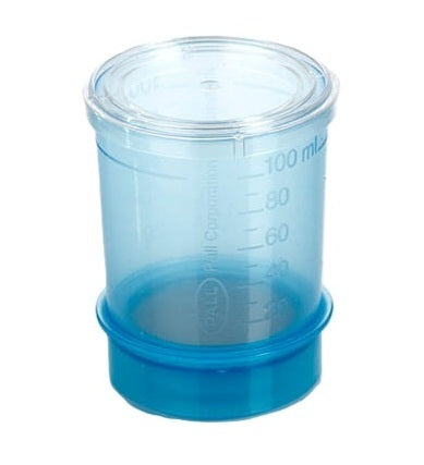 MicroCheck filter funnel with ME25 MCE membrane, 100ml, 0.45 µm, white, gridded, gamma-irradiated