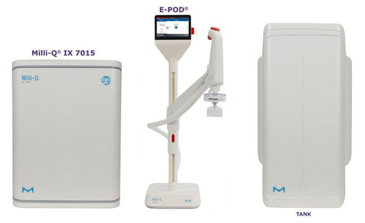 Milli-Q® IX Pure Water System with E-POD® Dispenser