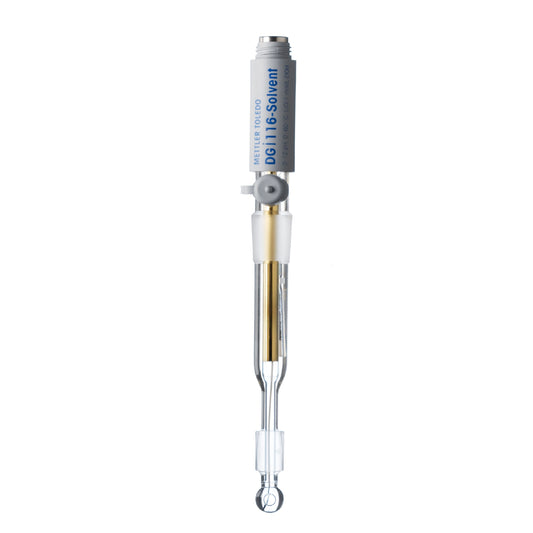 DGi116-Solvent pH electrode with movable sleeve junction and LiCl electrolyte