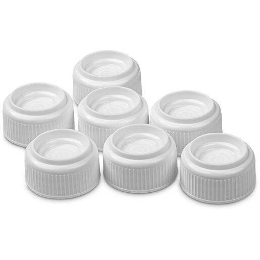 Caps for vials with seal - compatible with 6ml and 9ml vials (Mettler Toledo Only)