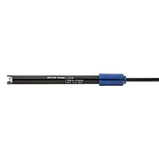 LE438 pH Electrode (plastic, 3-in-1) with BNC/Cinch connectors