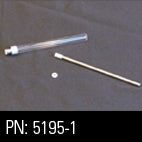 Syringe, Piston, Glass Body with O-Ring