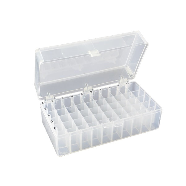 Rack Freezer Tubes Up To 2ml, 50-Place, Hinged Lid, Assorted