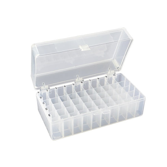 Rack Freezer Tubes Up To 2ml, 50-Place, Hinged Lid, Black