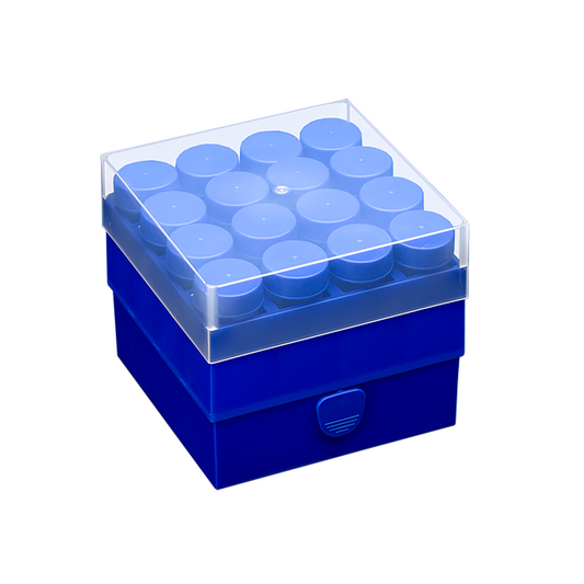 Rack Freezer 50ml Tubes, 16-Place, With Lid, Blue