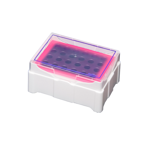 Rack IsoFreeze 4 Deg MCT For 0.5-2ml Tubes, Purple To Pink
