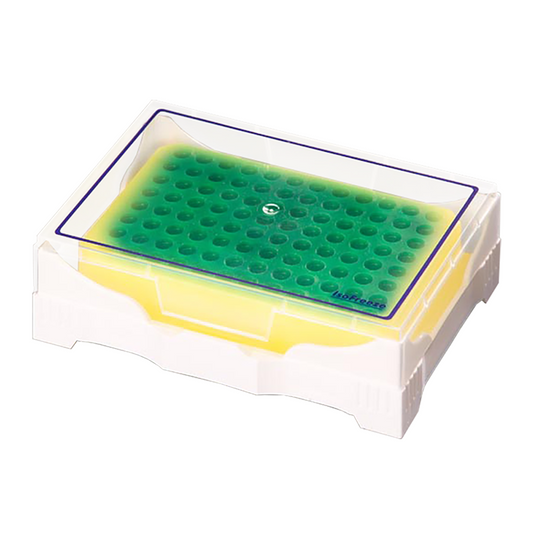 Rack IsoFreeze 4 Deg PCR 96, Green To Yellow