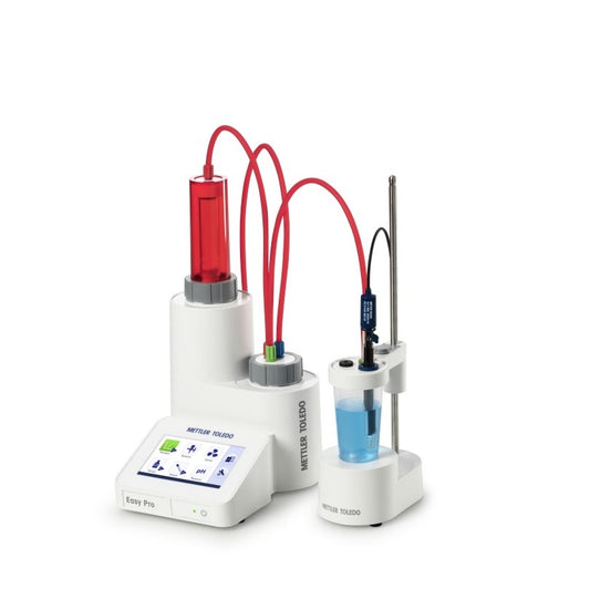 EasyPlus pH titrator with 20ml burette and EG11-BNC electrode & access