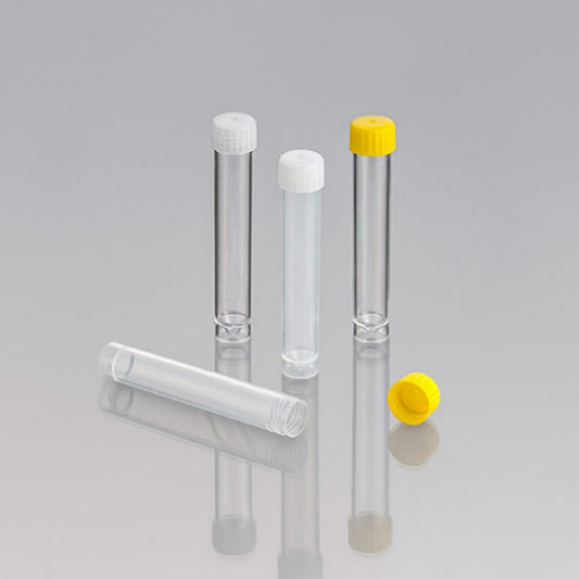 Tube 10ml 9716 Vee PP LabCSF Spec123 Yellow Cap Gamma Sterile, 97 x 16mm, Numbered, set of 3